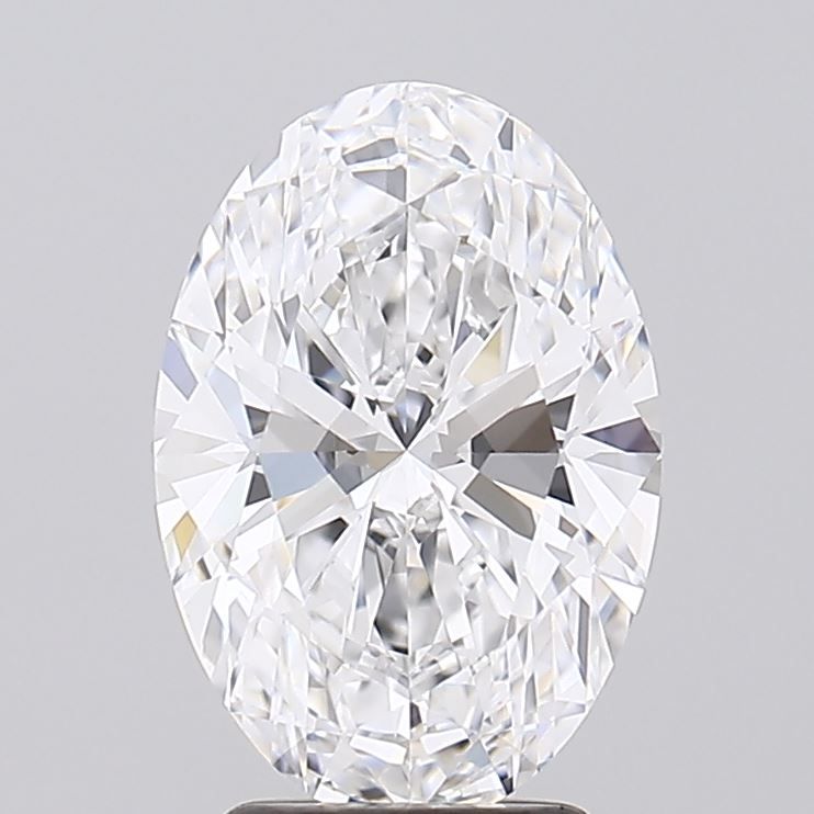 3.08 ct. oval Lab Grown Diamond front image