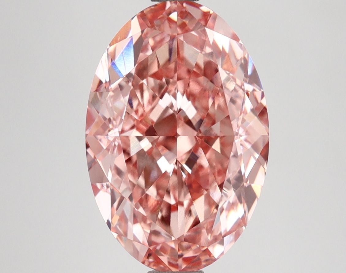 3.95 ct. oval Lab Grown Diamond front image