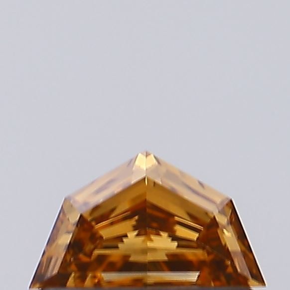 0.43 CT Fancy Brownish Orange PENTAGONAL