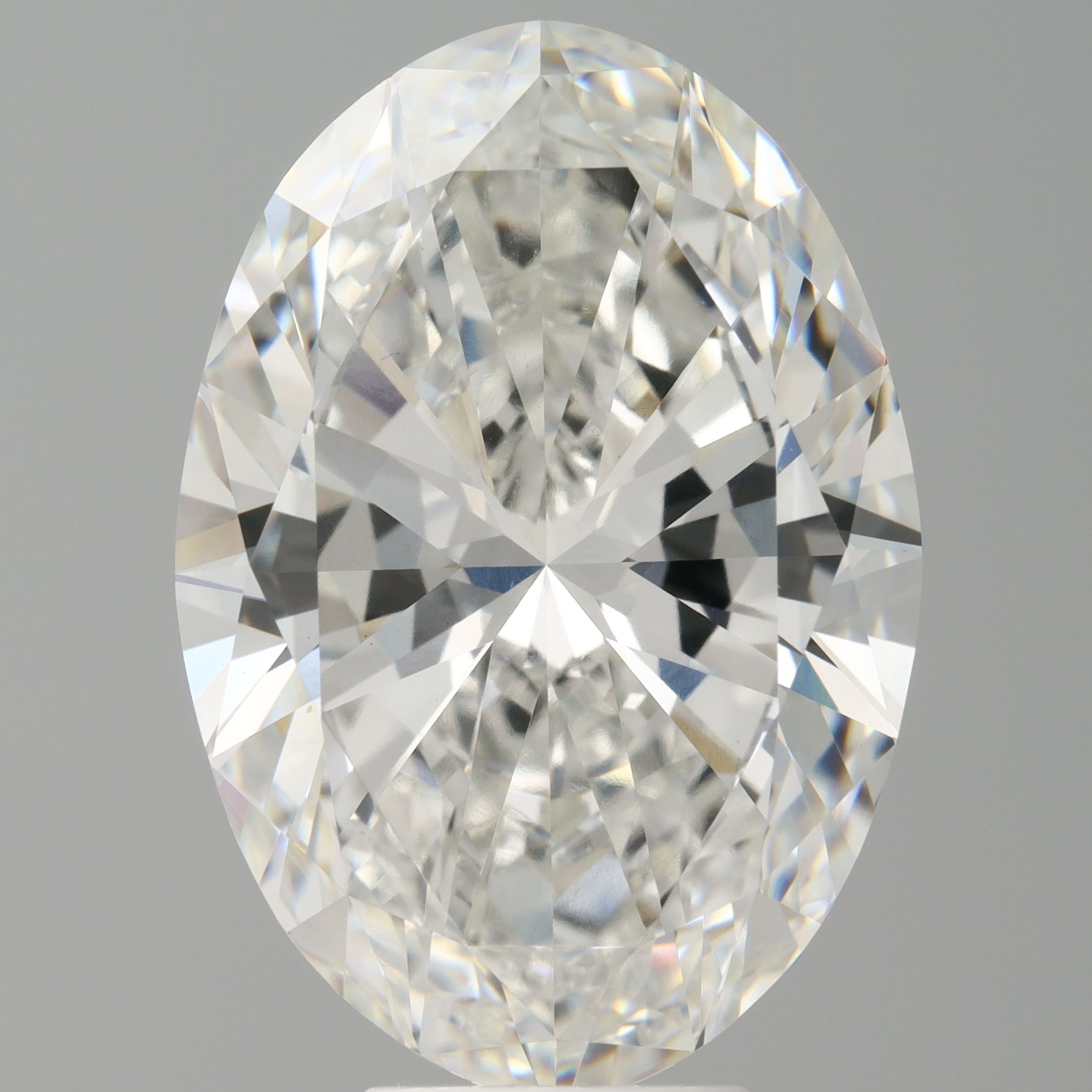 8.04 ct. oval Lab Grown Diamond front image