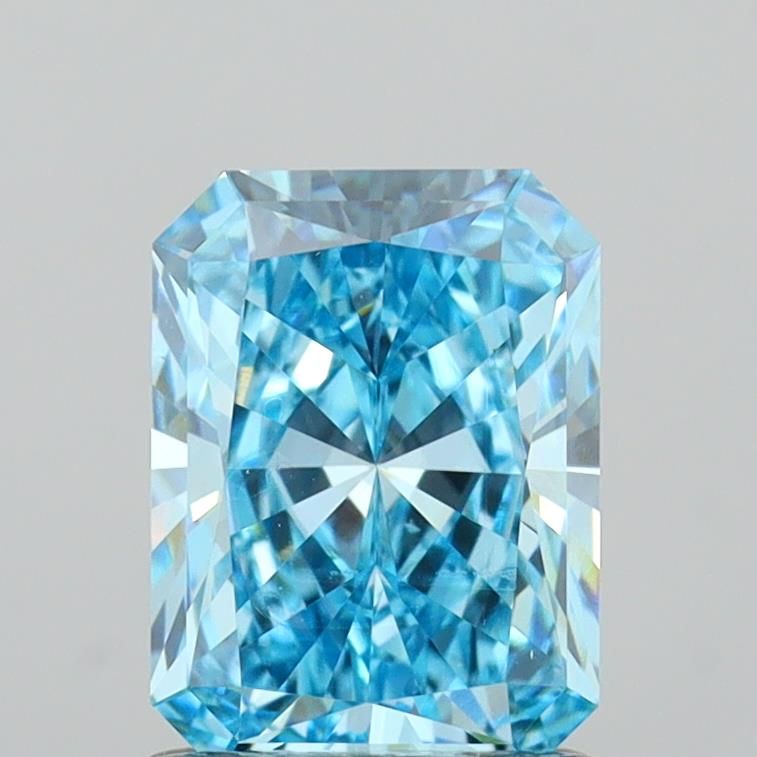 1.38 CT Fancy Vivid Blue RADIANT