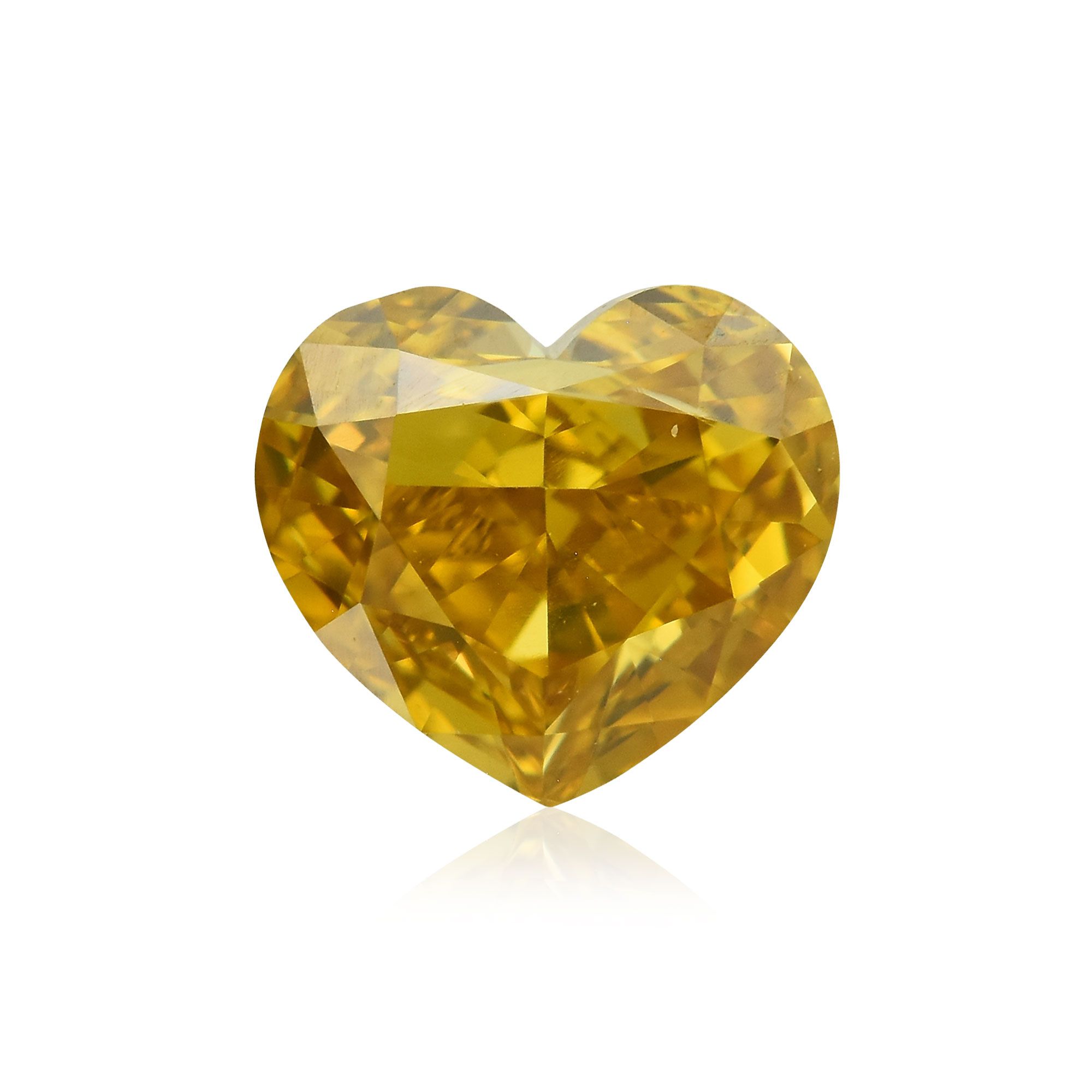 Diament 0.5 ct Fancy Deep Brownish Orangey Yellow/SI1