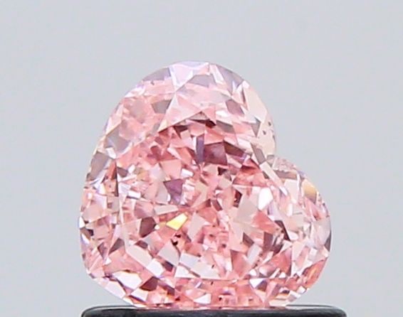 0.7 CT Fancy Intense Pink HEART