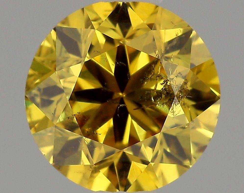 Diament 0.65 ct Fancy Deep Brownish Yellow/I1