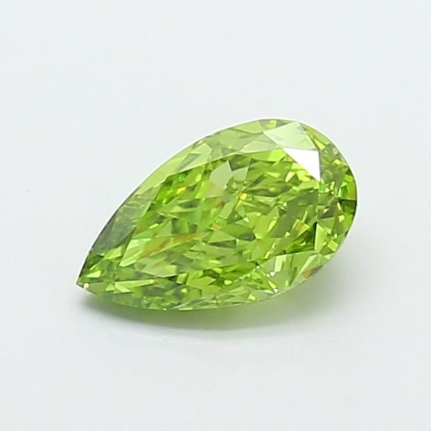 1.04 CT Fancy Vivid Green PEAR