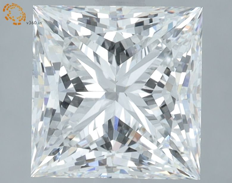 3.10 ct. princess Lab Grown Diamond front image