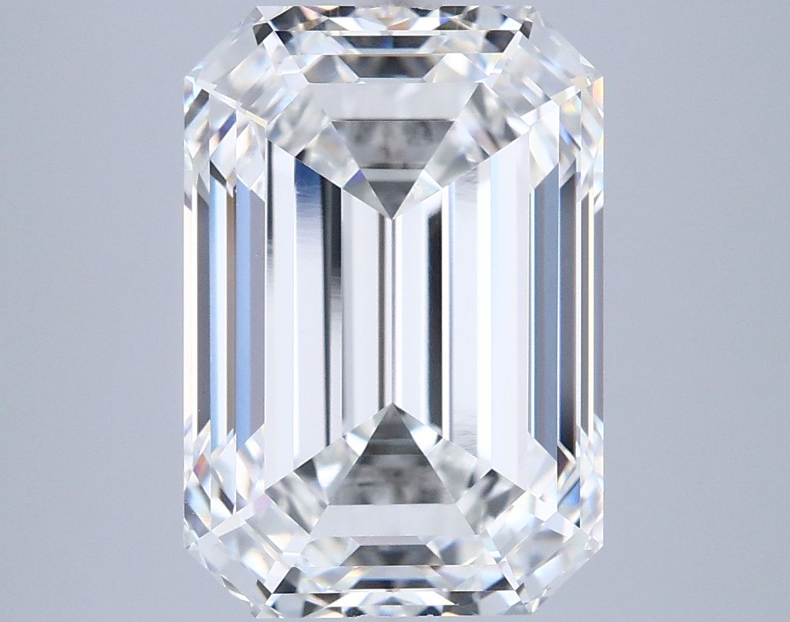6.09 ct. emerald Lab Grown Diamond front image