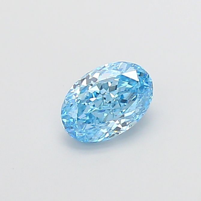 1.01 CT Fancy Vivid Blue OVAL