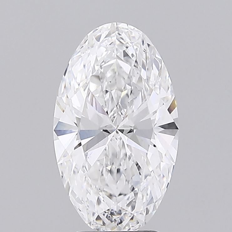 2.02 ct. oval Lab Grown Diamond front image