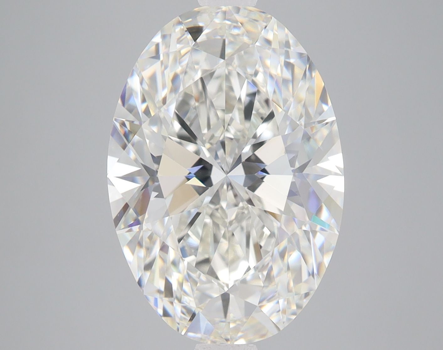 6.49 ct. oval Lab Grown Diamond front image