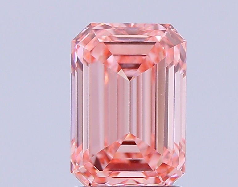 1.53 CT Fancy Vivid Pink EMERALD