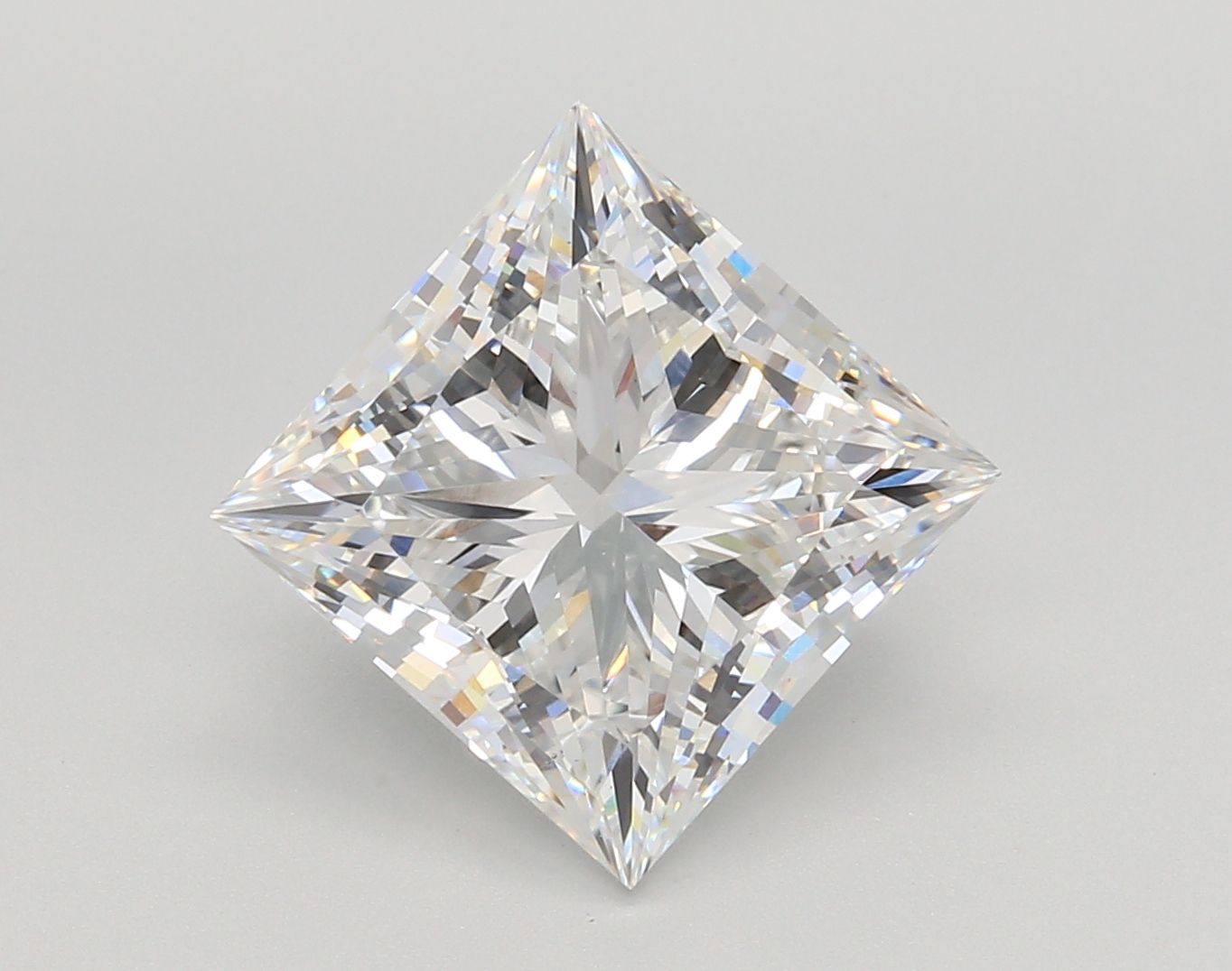 5.53 ct. princess Lab Grown Diamond front image