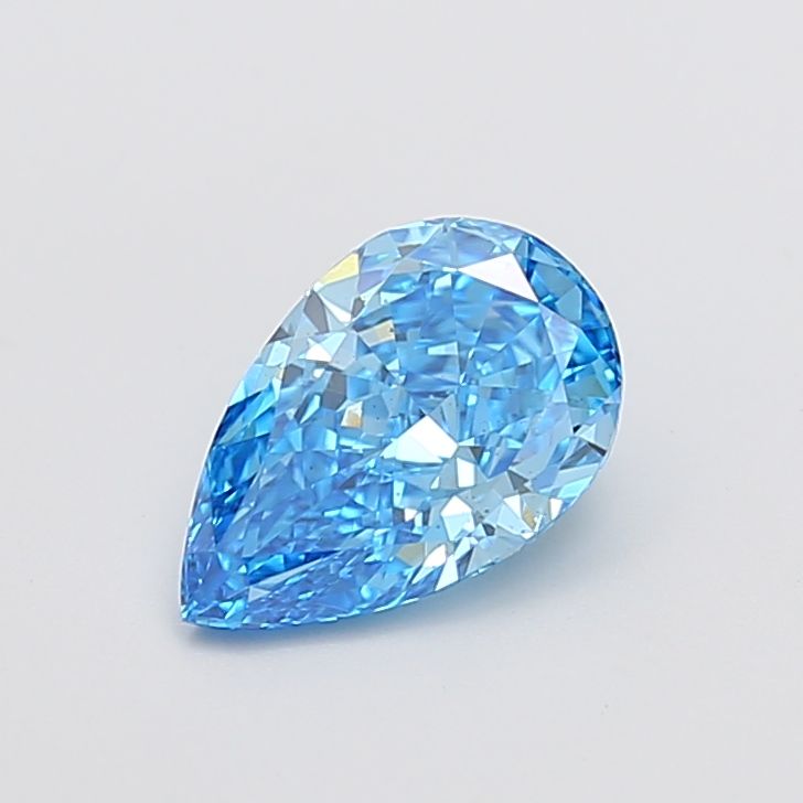 1.76 CT Fancy Vivid Blue PEAR
