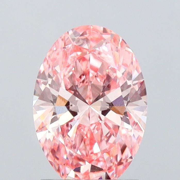 1.76 CT Fancy Vivid Pink OVAL