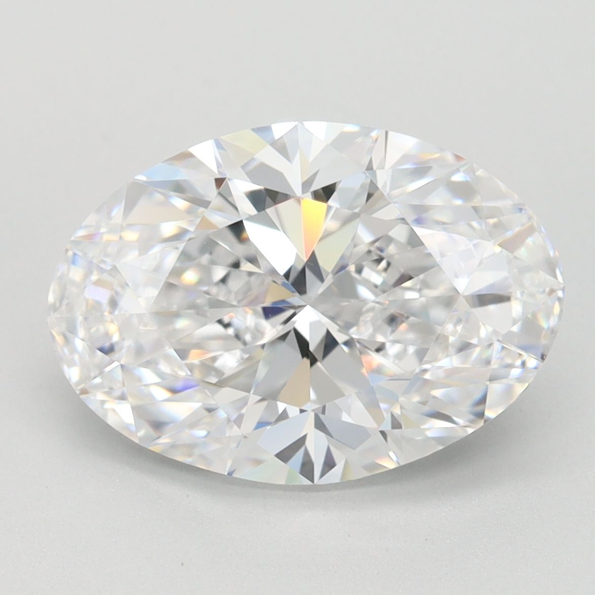 3.50 ct. oval Lab Grown Diamond front image