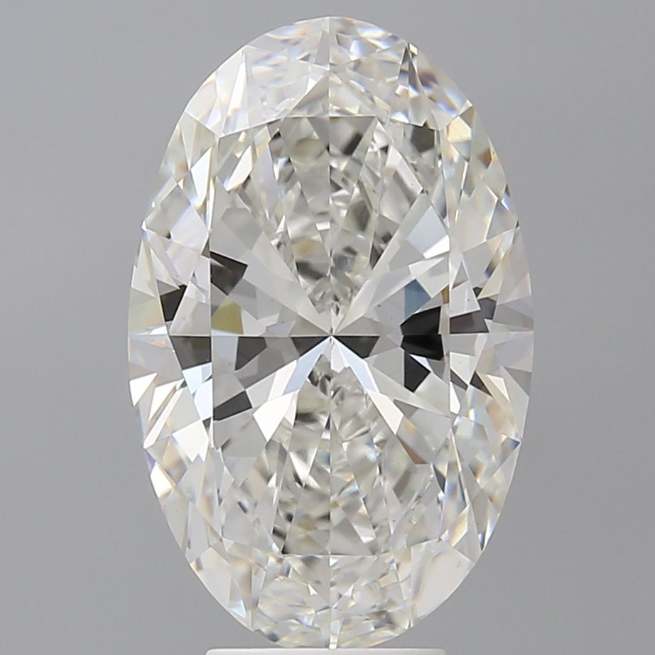 6.07 ct. oval Lab Grown Diamond front image