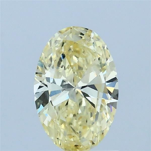 0.83 CT Fancy Intense Yellow OVAL