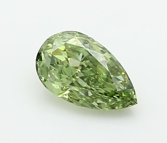 1.02 CT Fancy Vivid Green PEAR