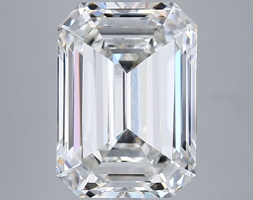 6.09 ct. emerald Lab Grown Diamond front image