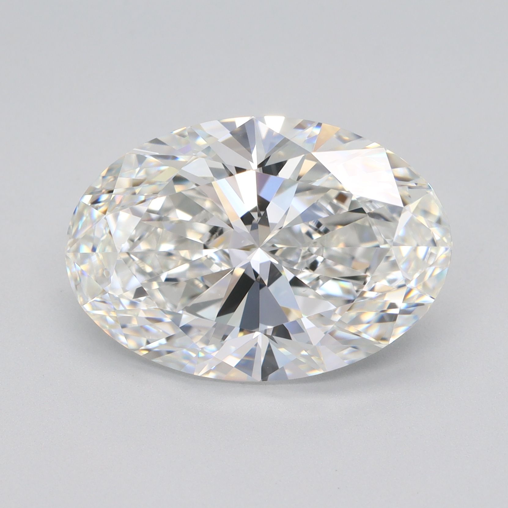 5.12 ct. oval Lab Grown Diamond front image