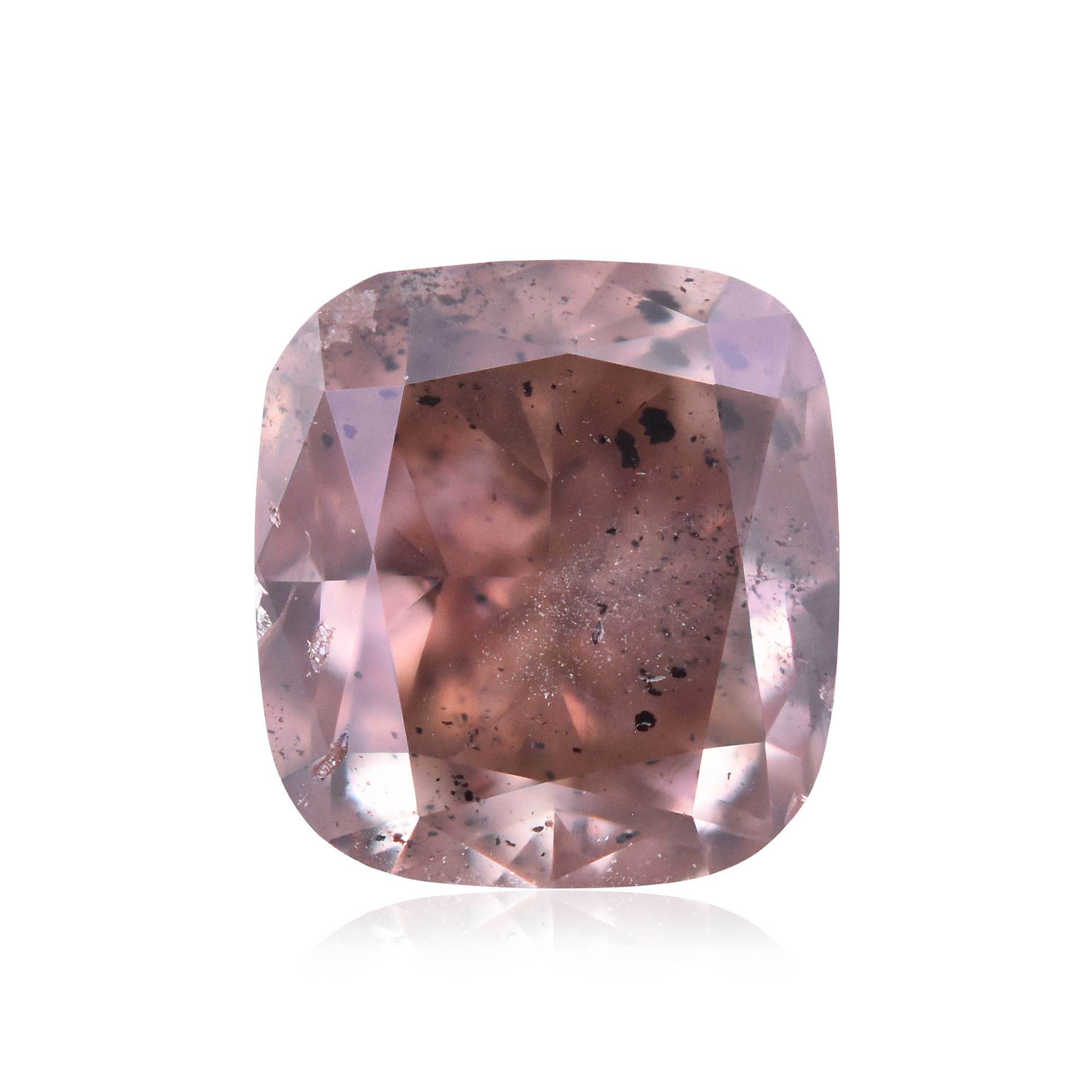 Diament 0.58 ct Fancy Brown Pink/I2