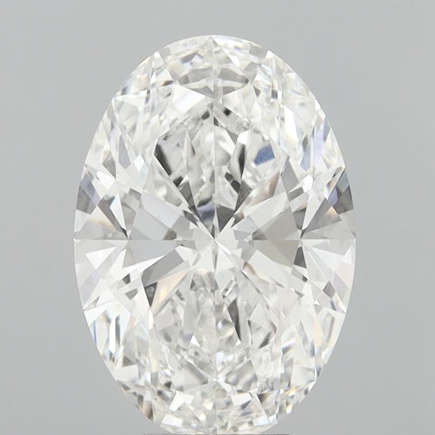 8.08 ct. oval Lab Grown Diamond front image
