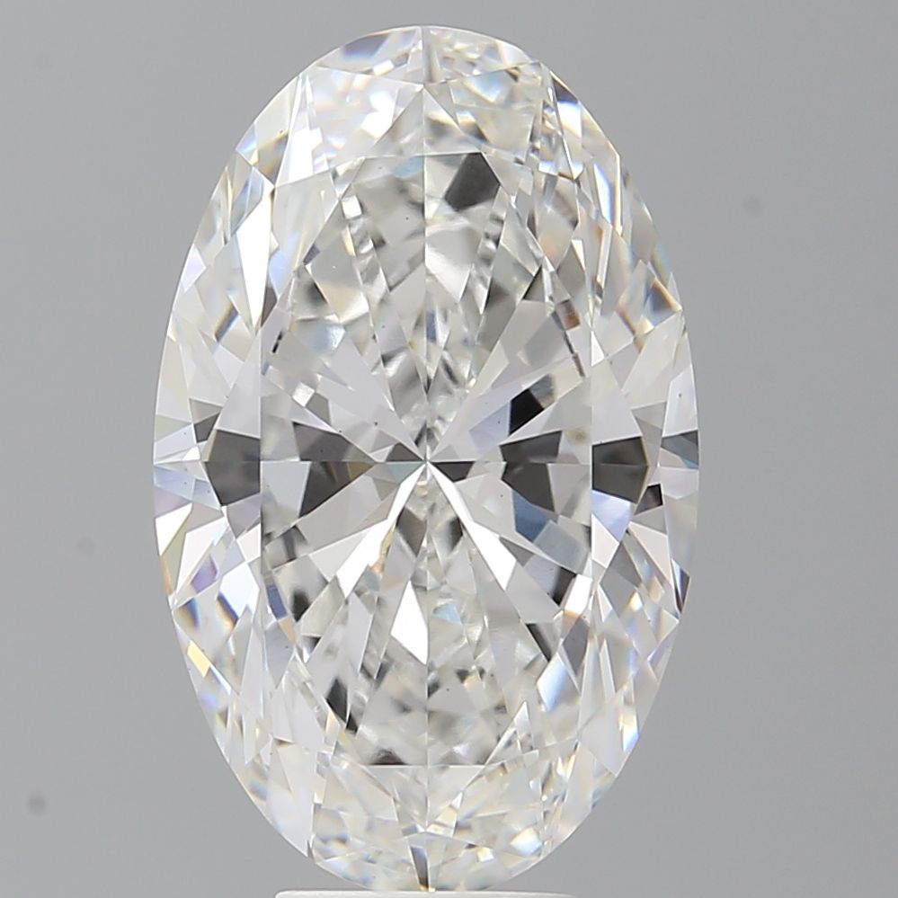 7.55 ct. oval Lab Grown Diamond front image