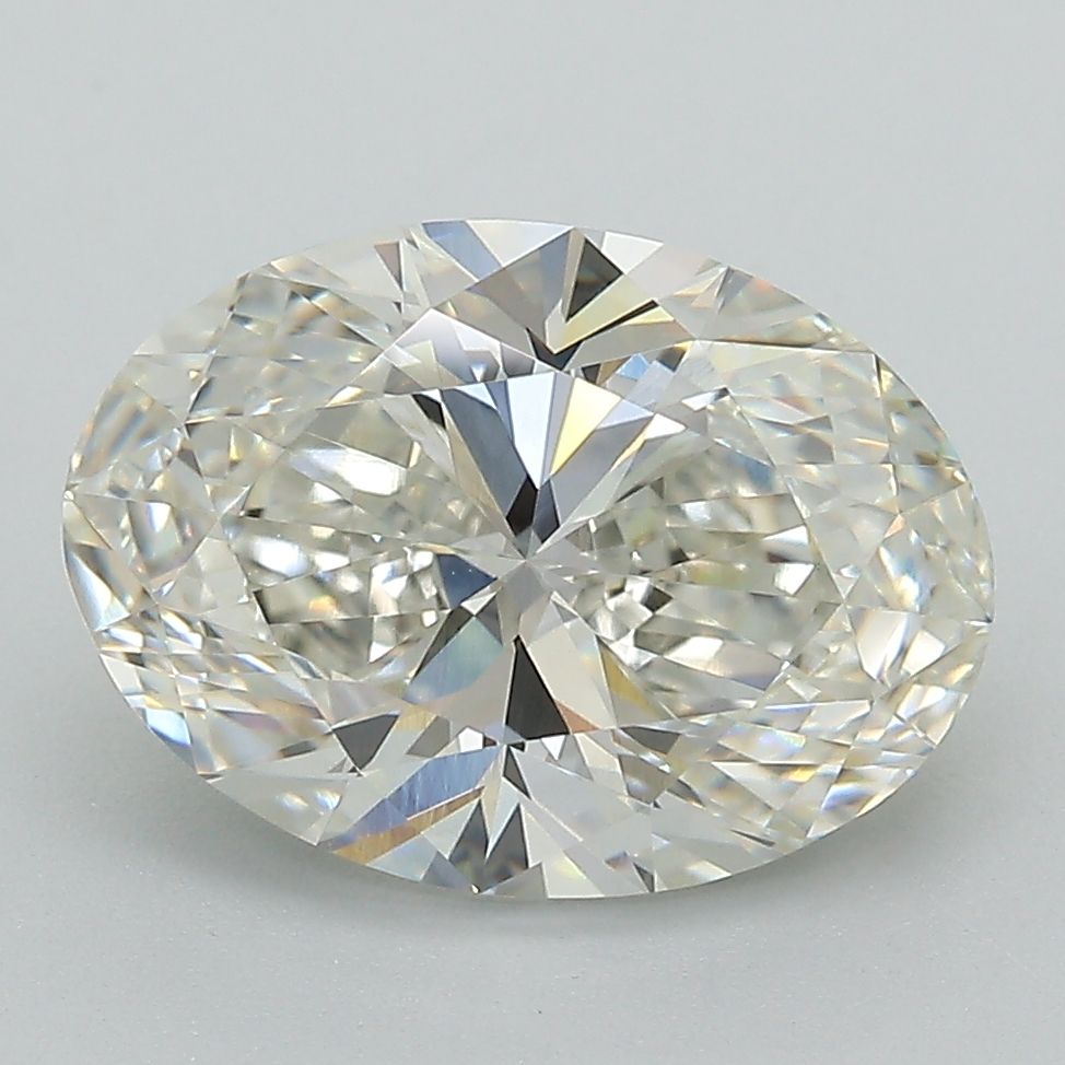 3.72 ct. oval Lab Grown Diamond front image