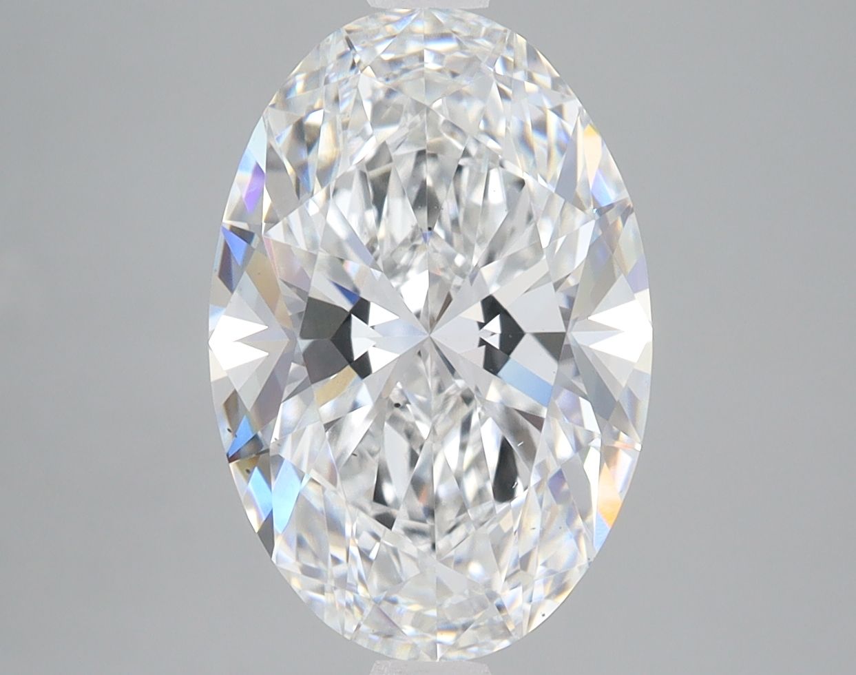 4.09 ct. oval Lab Grown Diamond front image