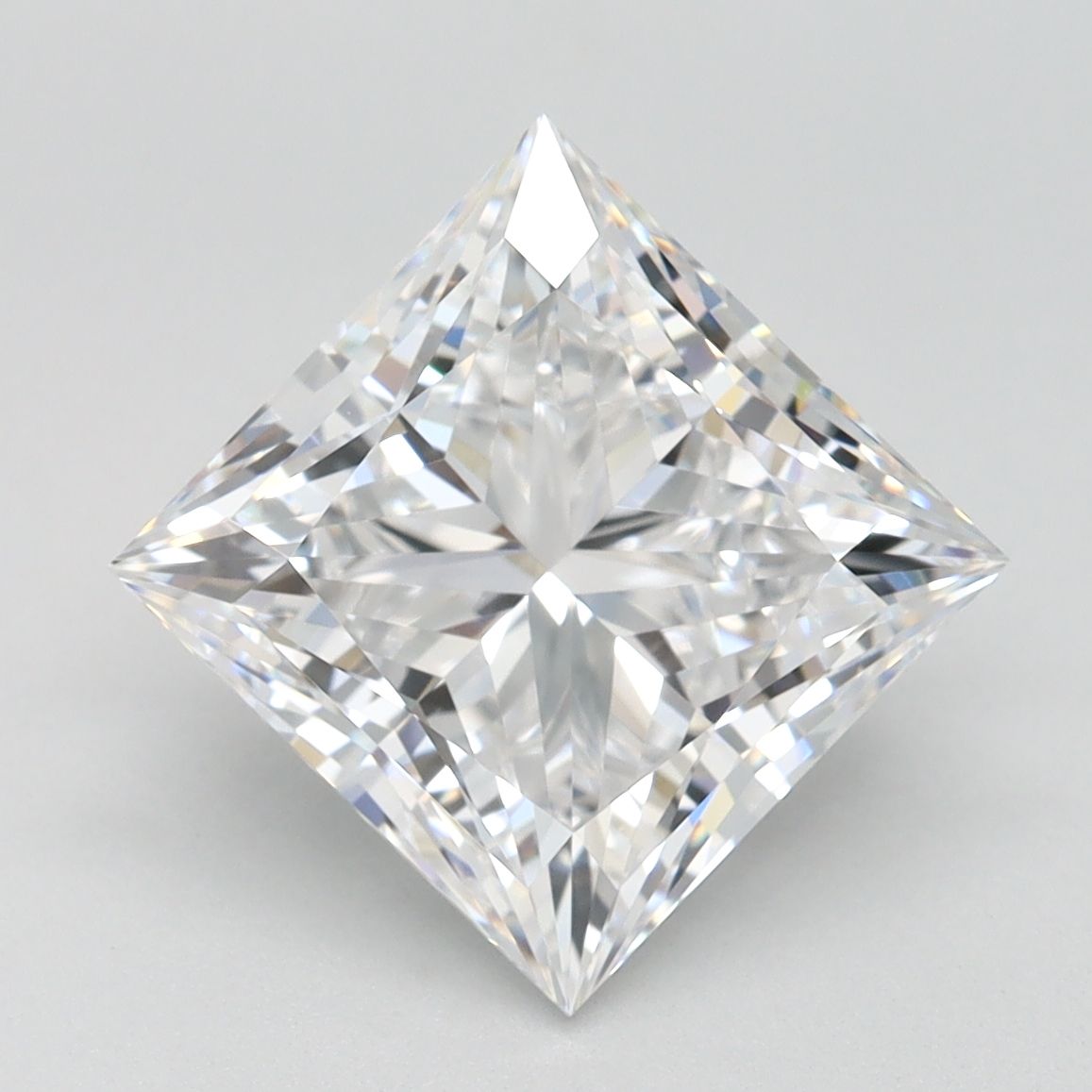 3.18 ct. princess Lab Grown Diamond front image
