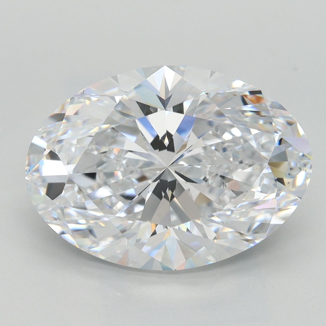 5.00 ct. oval Lab Grown Diamond front image