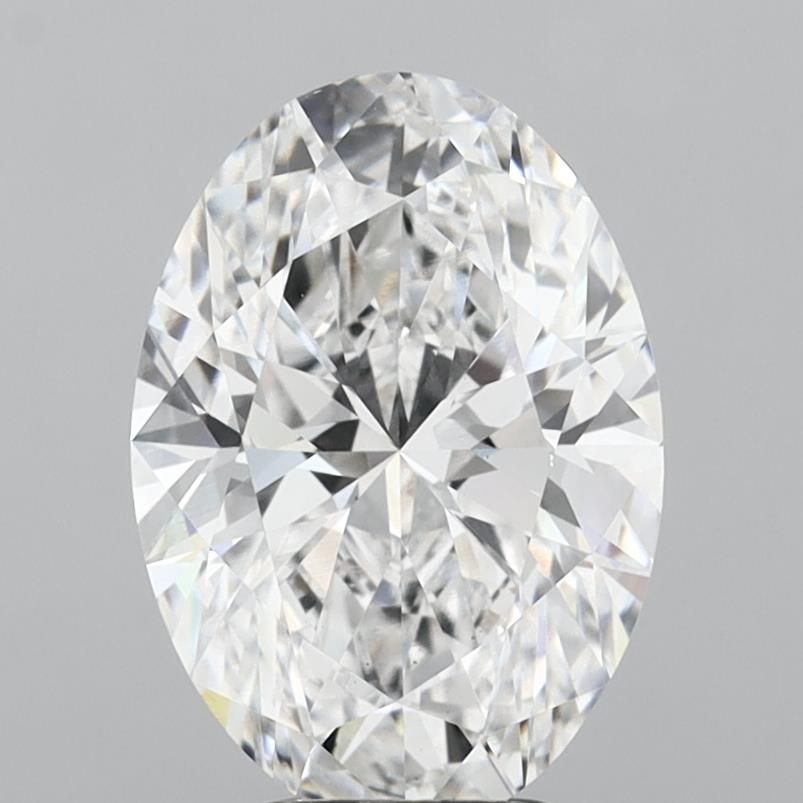 5.05 ct. oval Lab Grown Diamond front image