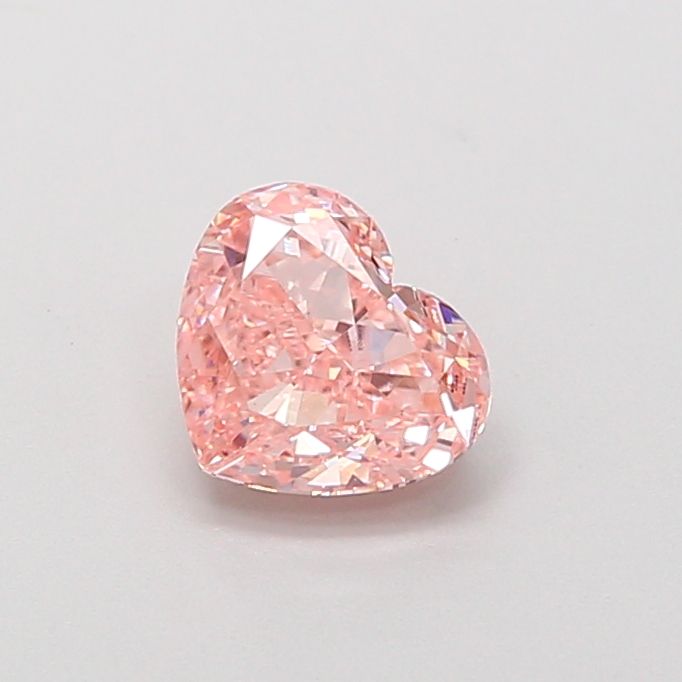 1.0 CT Fancy Intense Pink HEART
