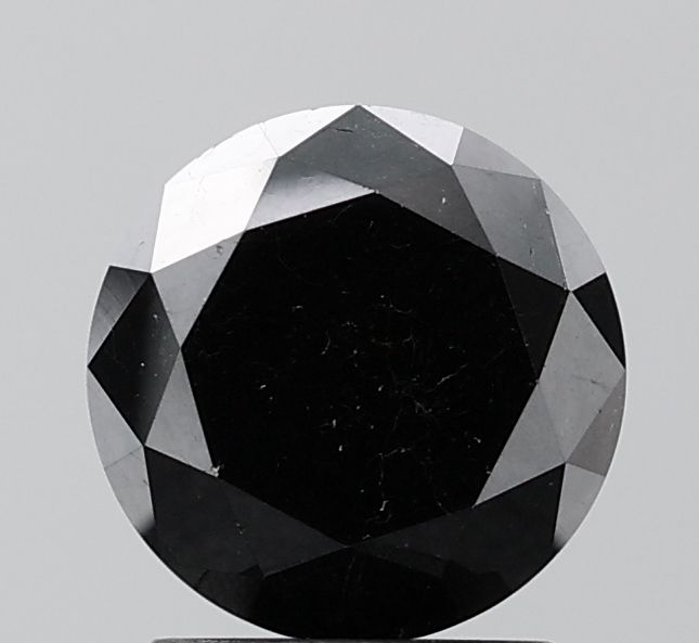 Diament 2.55 ct Fancy Black/VS1