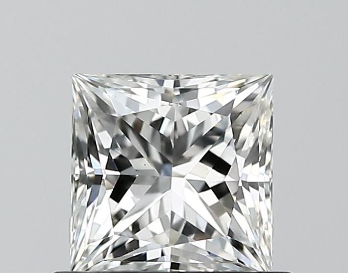 0.72 ct. princess Lab Grown Diamond front image