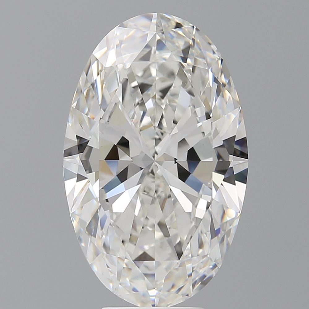 7.05 ct. oval Lab Grown Diamond front image