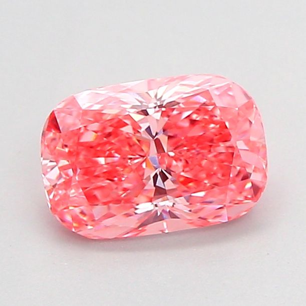 0.95 CT Fancy Vivid Pink CUSHION MODIFIED