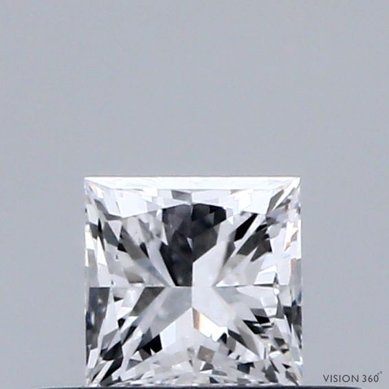 0.34 ct lab-grown Princess Diamond