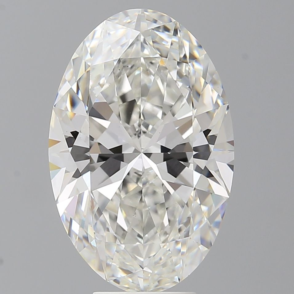 7.08 ct. oval Lab Grown Diamond front image