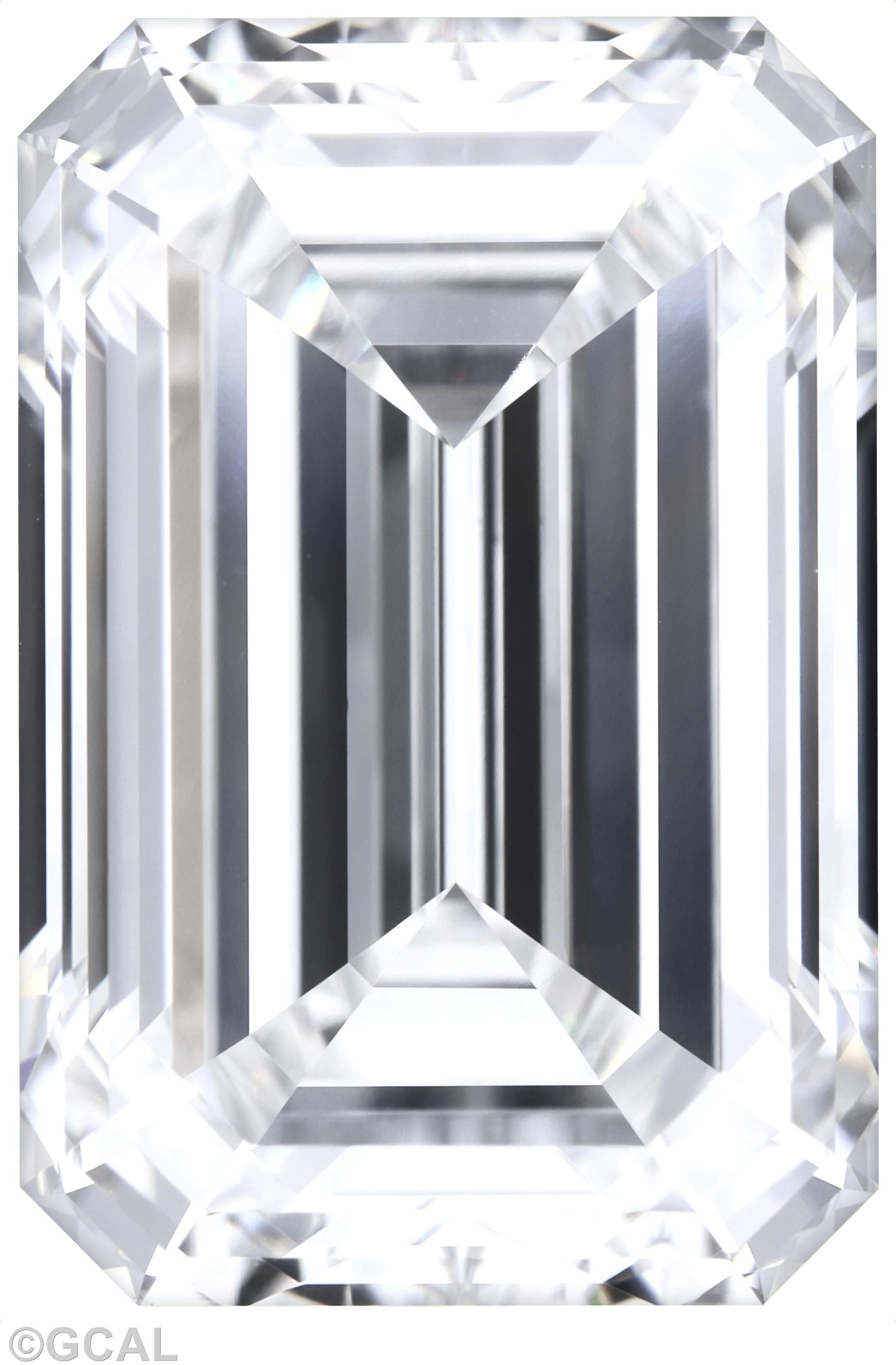 7.32 ct. emerald Lab Grown Diamond front image