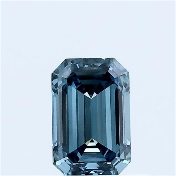 0.56 CT Fancy Vivid Blue EMERALD