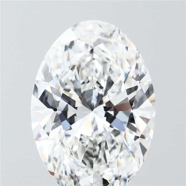 6.08 ct. oval Lab Grown Diamond front image