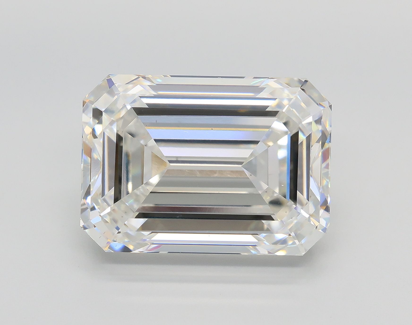 10.13 ct. emerald Lab Grown Diamond front image