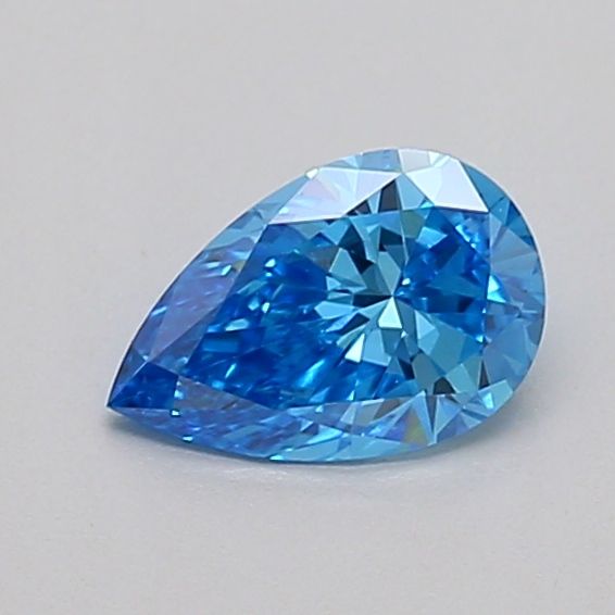 0.5 CT Fancy Vivid Blue PEAR