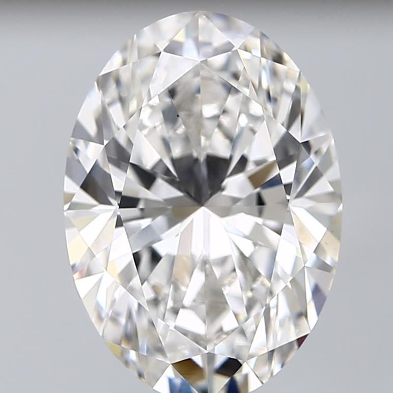 5.04 ct. oval Lab Grown Diamond front image
