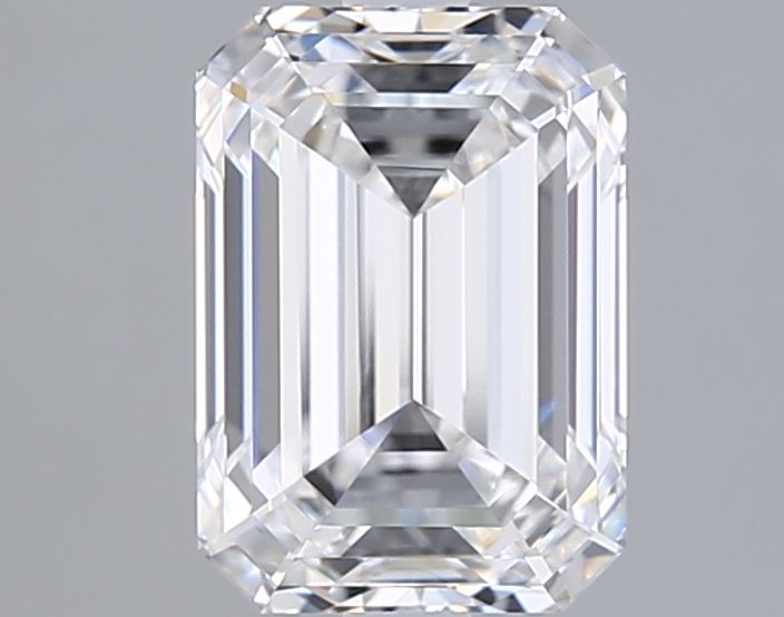 Diamant Émeraude 2.54 ct - Couleur E - Pureté VVS1