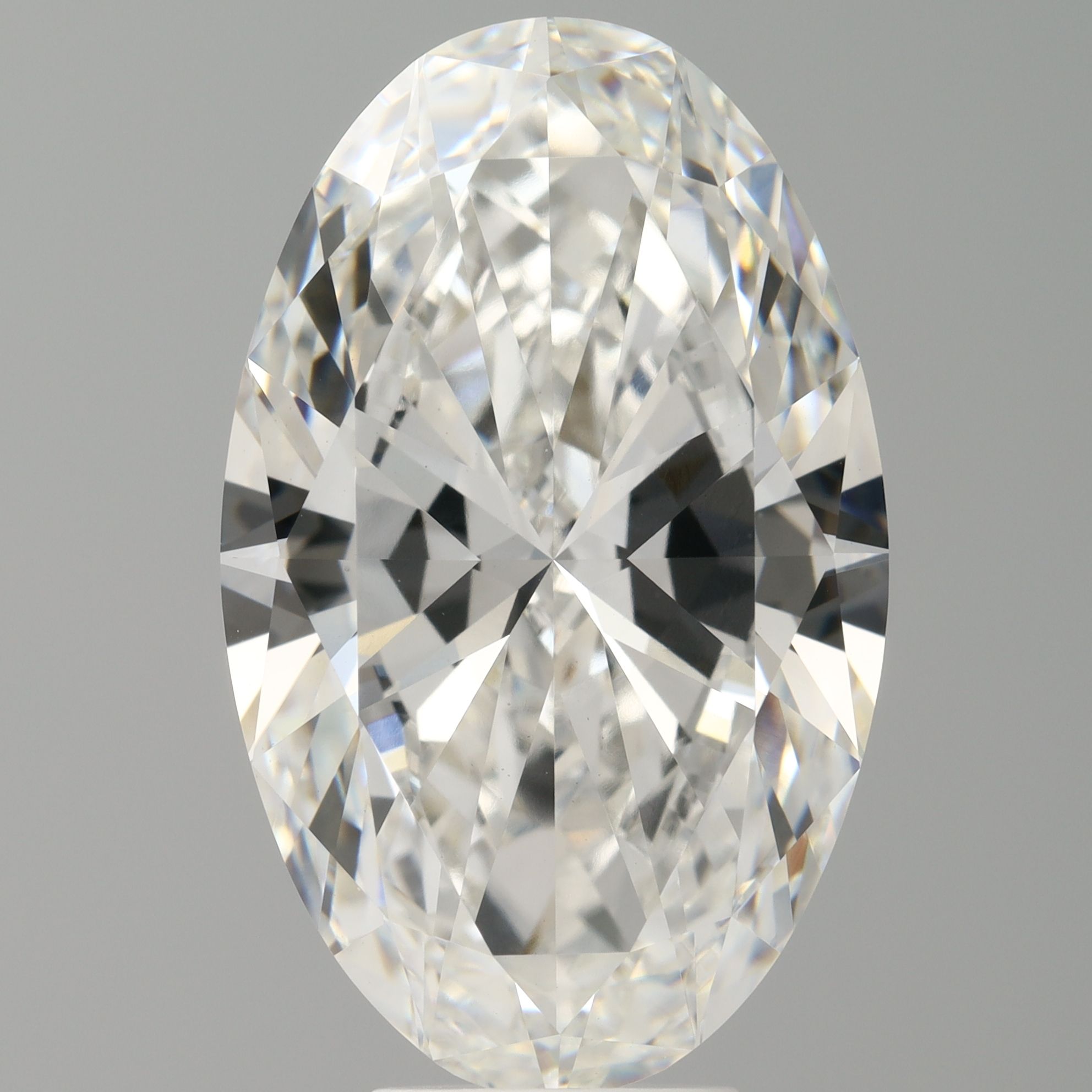 7.55 ct. oval Lab Grown Diamond front image