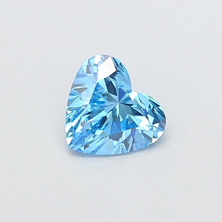 1.01 CT Fancy Vivid Blue HEART