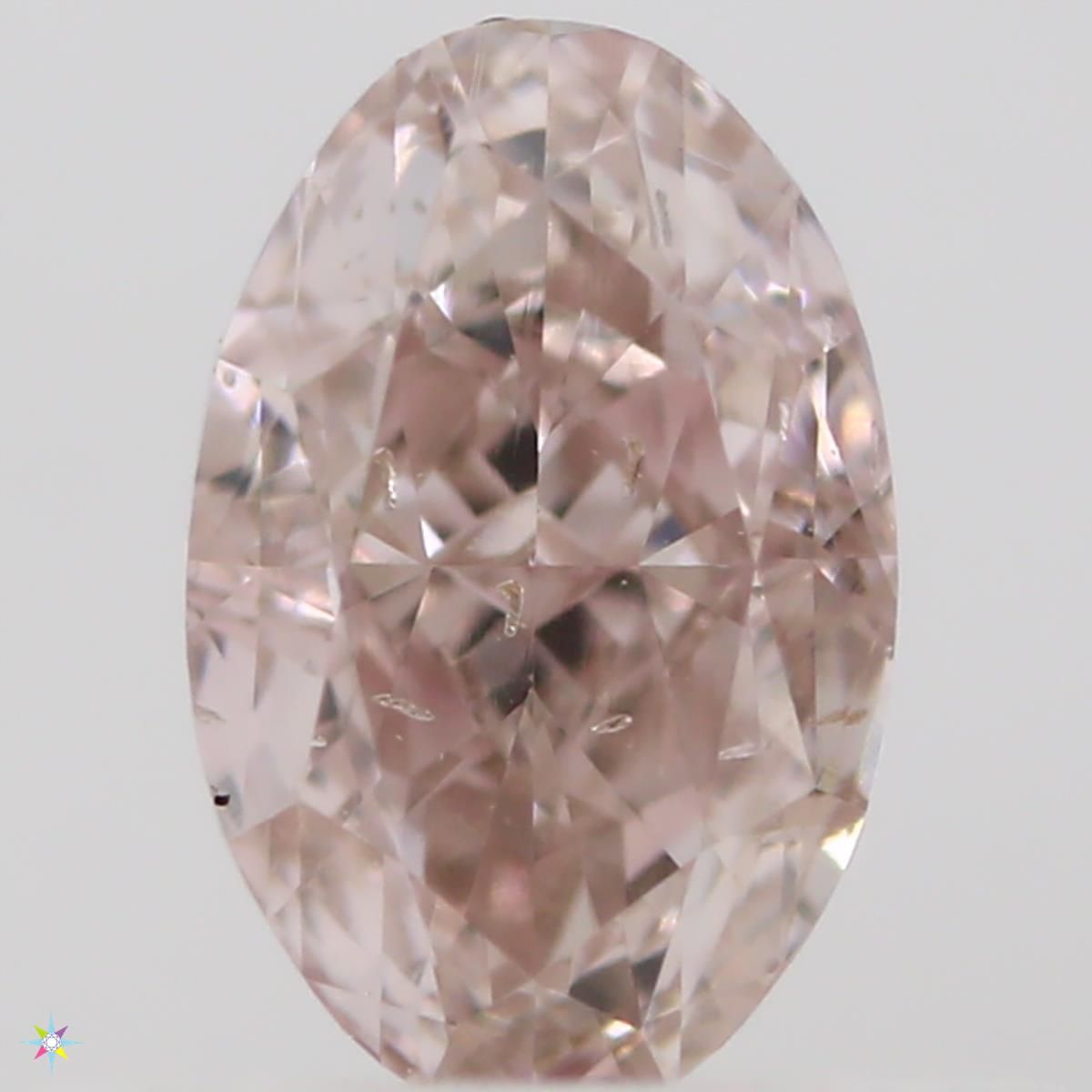 Diament 0.42 ct Fancy Orangey Pink/SI2