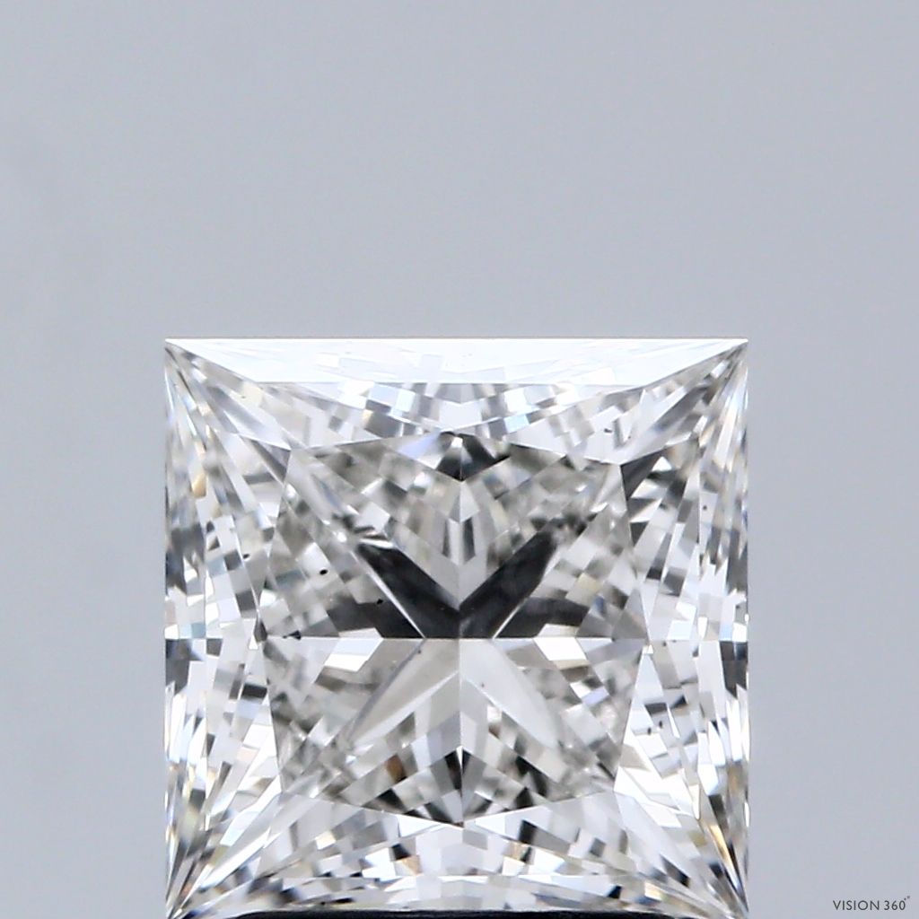 2.74 ct. princess Lab Grown Diamond front image